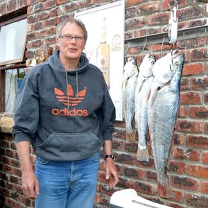 Mario van der Westhuizen, 2de plek, asook swaarste vis (kabeljou - 5.4kg)